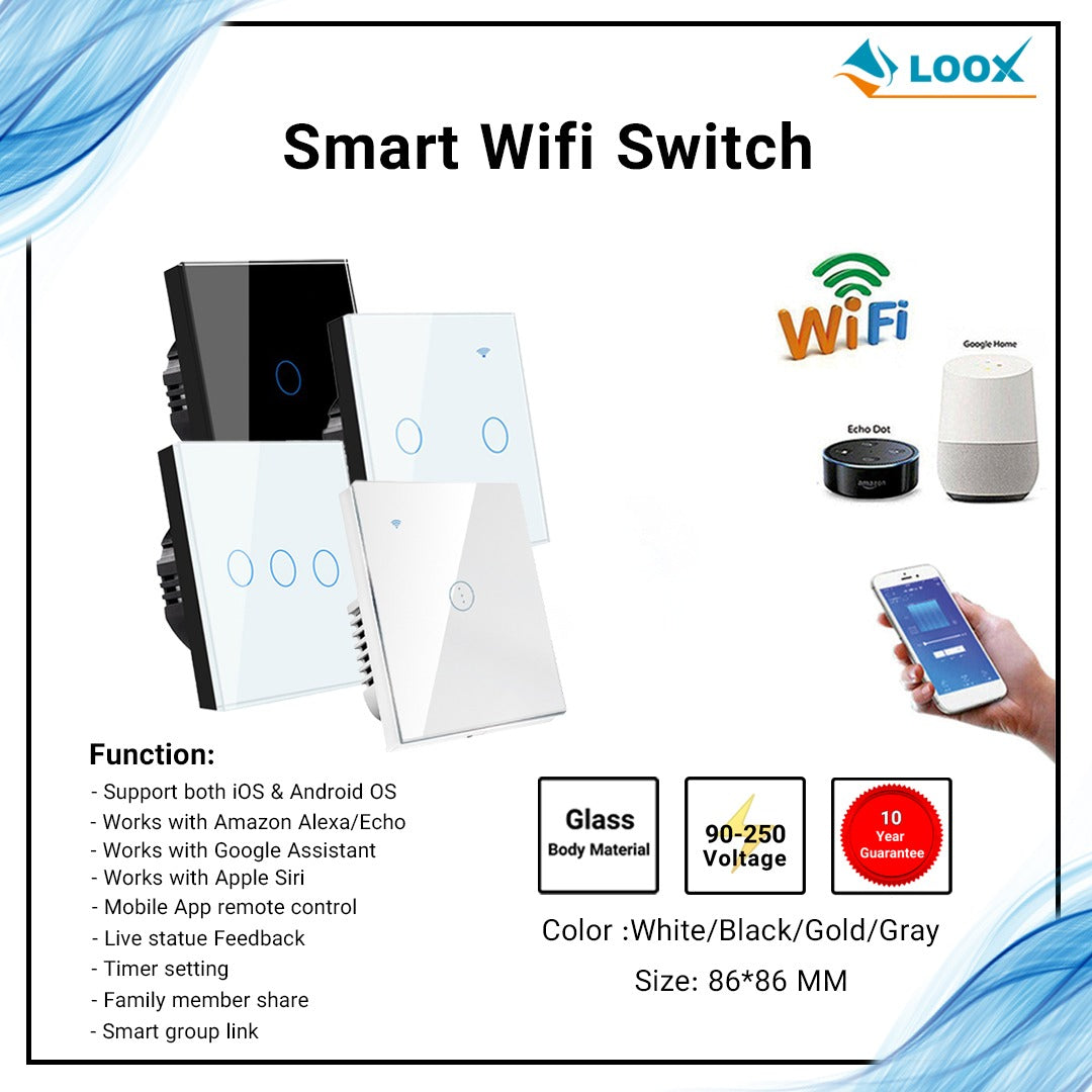 Wifi Smart Switch 2 Gang