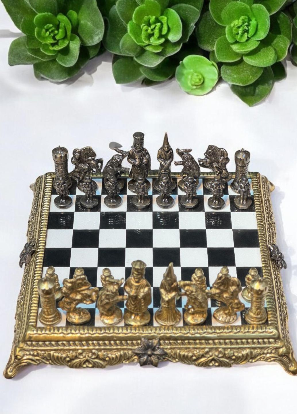 Royal Brass Chess Set